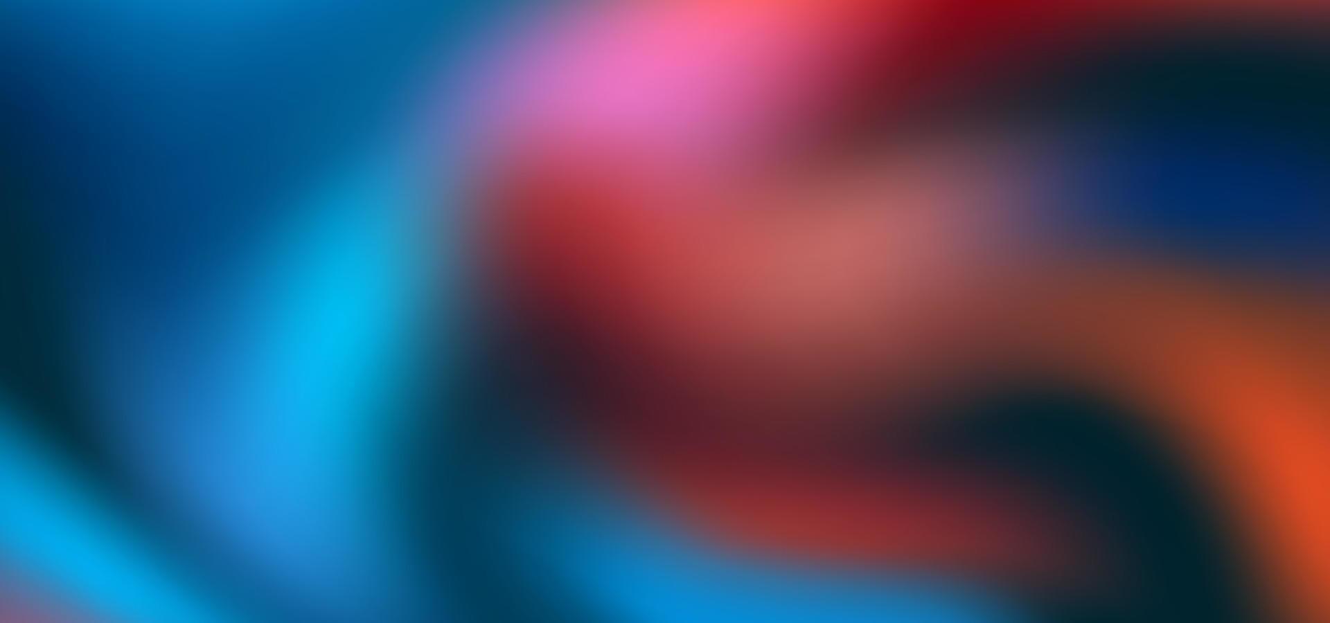 Abstract Colorful red blue and orange blurred Mesh Background. vector