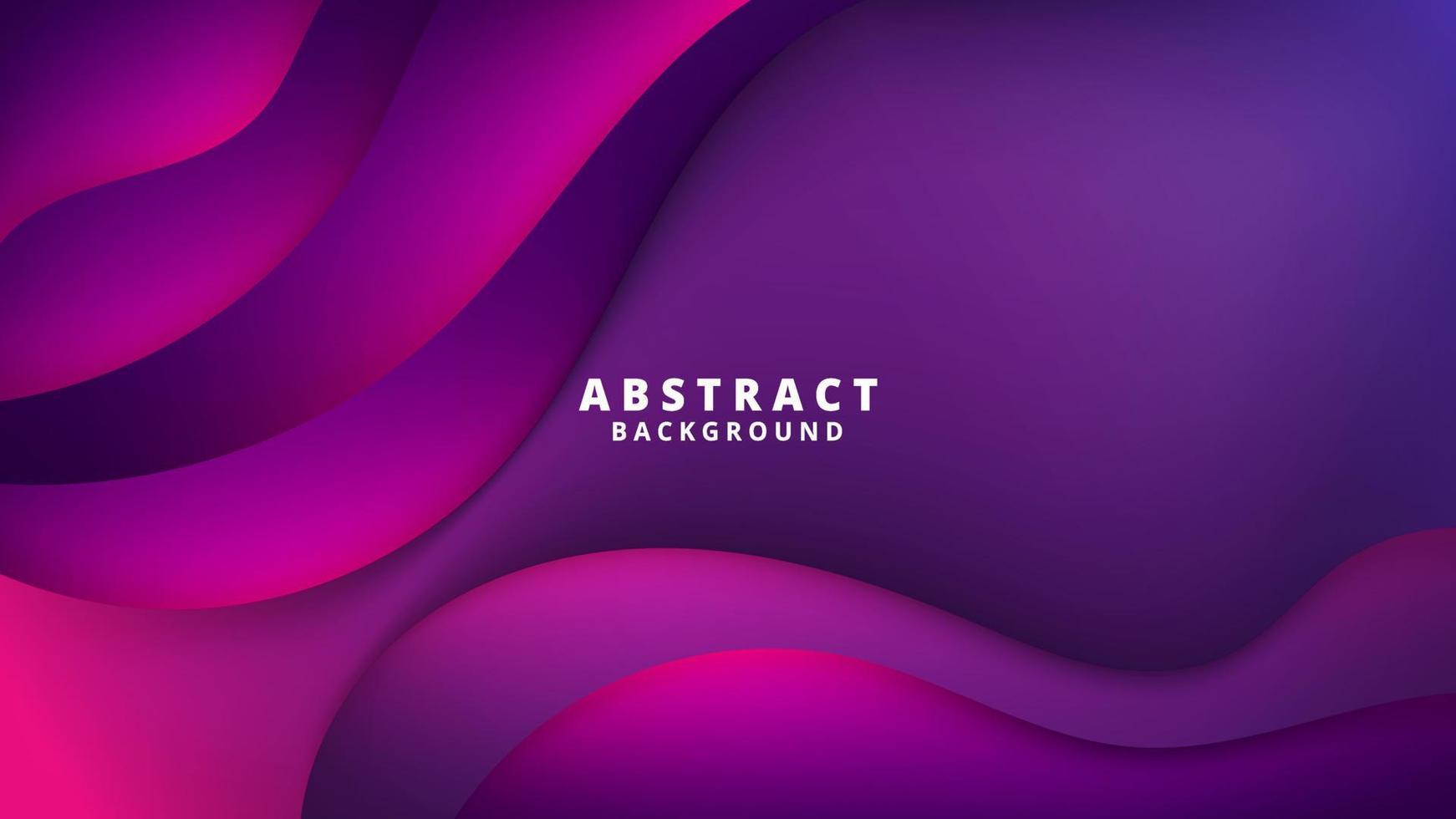 Abstract Gradient dark purple liquid Wave Background vector