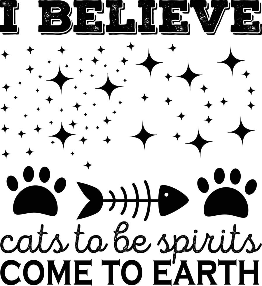 Cat T-shirt Design vector