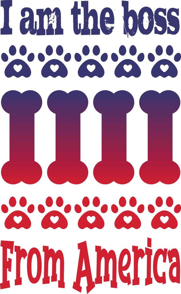 Dog T-shirt Design vector