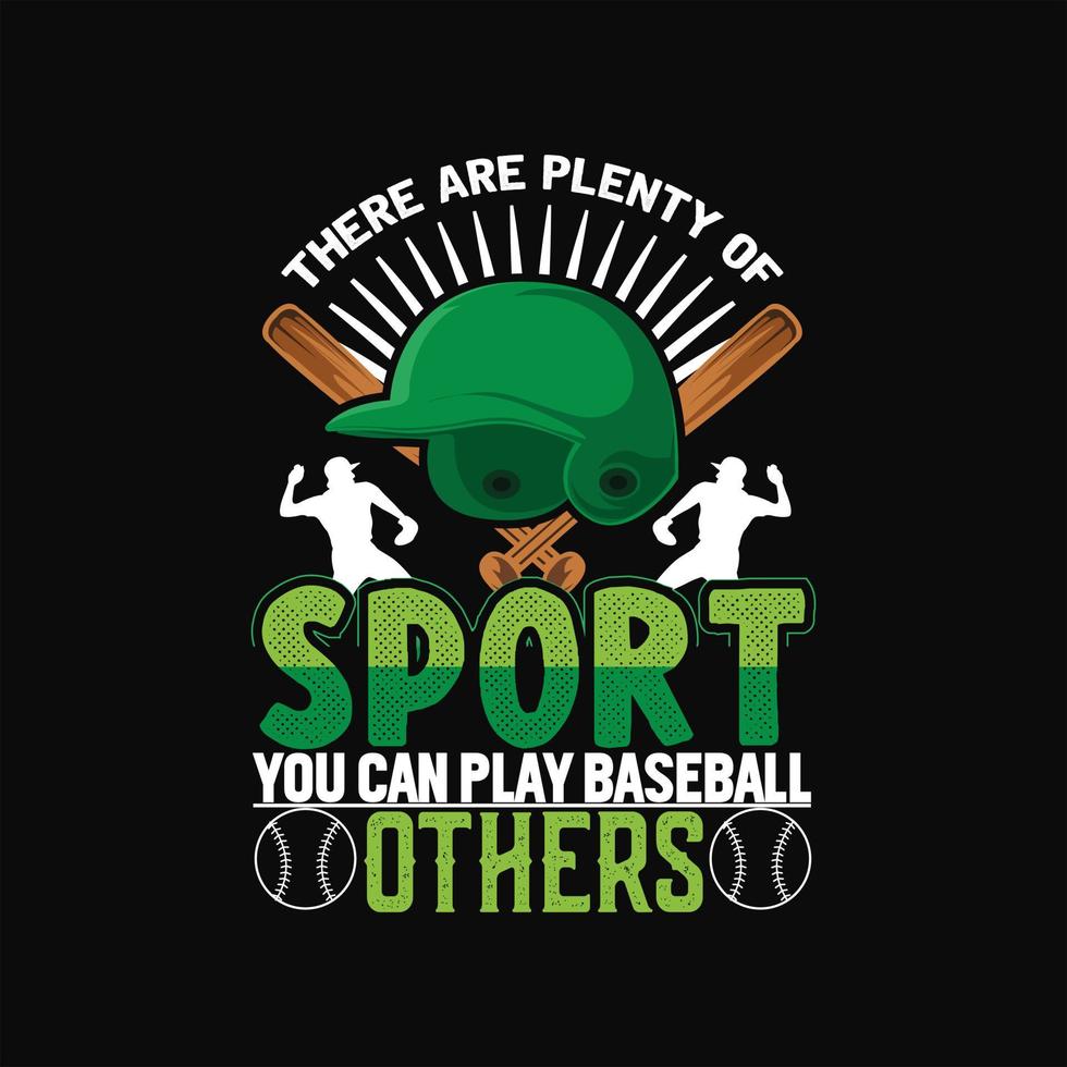 Baseball T-shirt Design vector