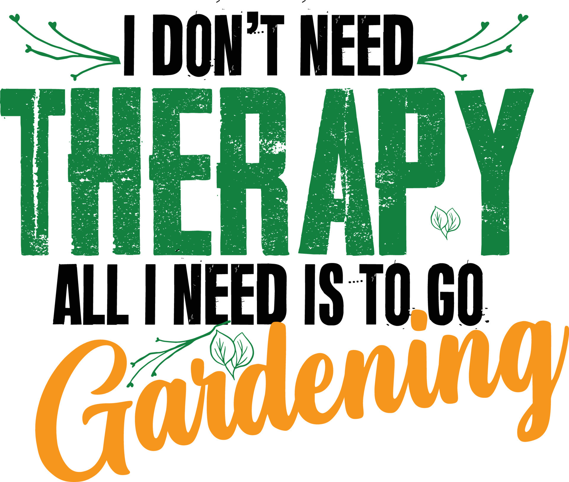 Gardening T-shirt Design 21121324 Vector Art at Vecteezy