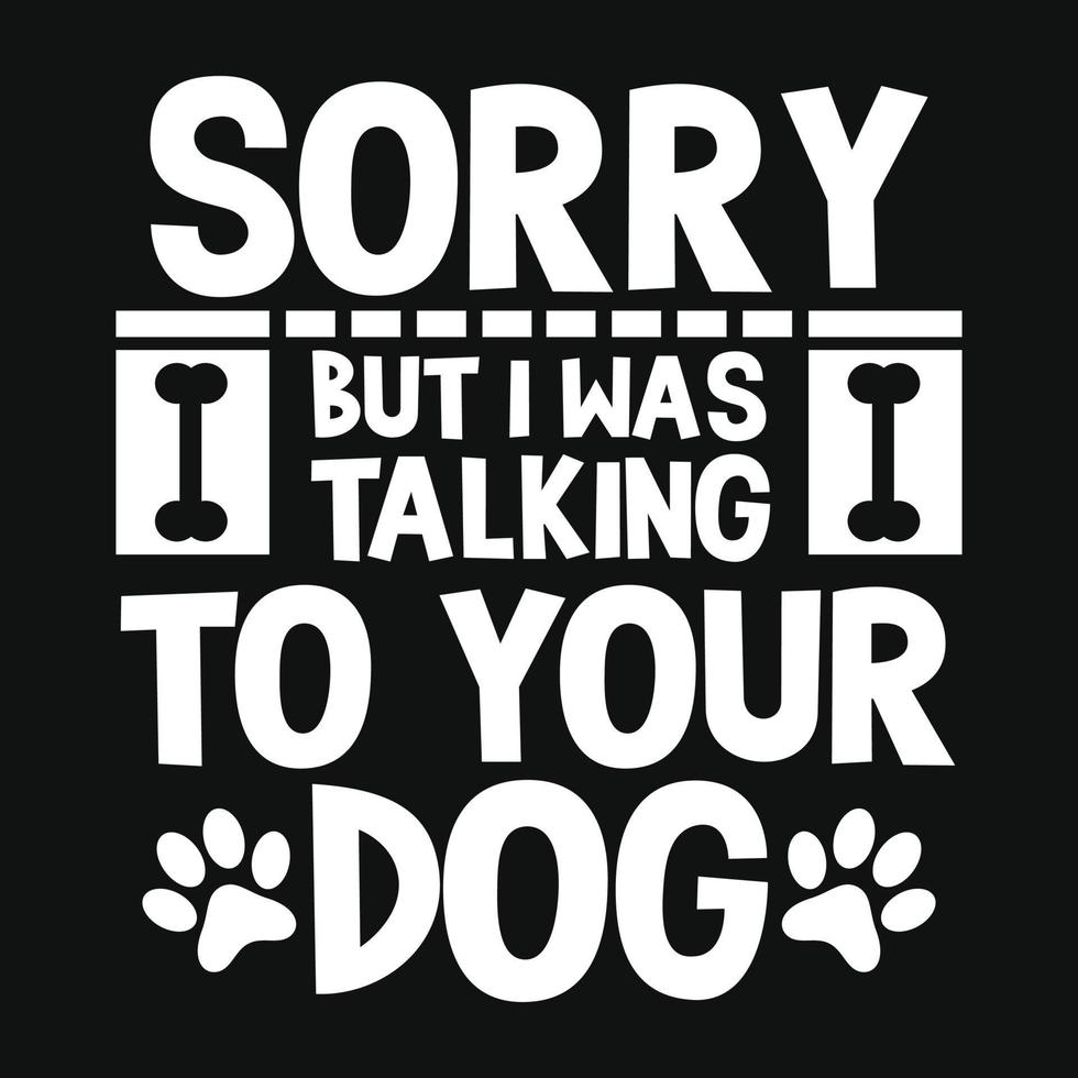 Dog T-shirt Design vector