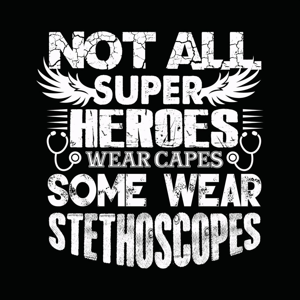 Nurse T-shirt Design vector