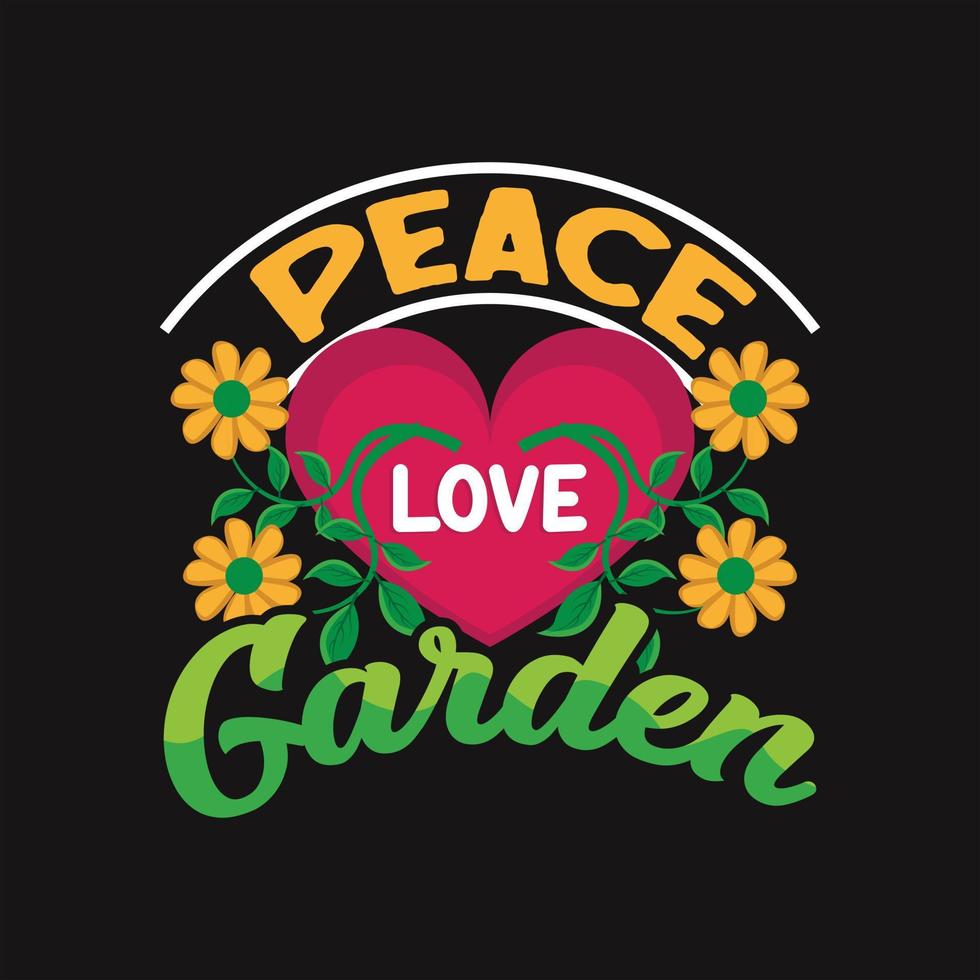 Gardening T-shirt Design vector