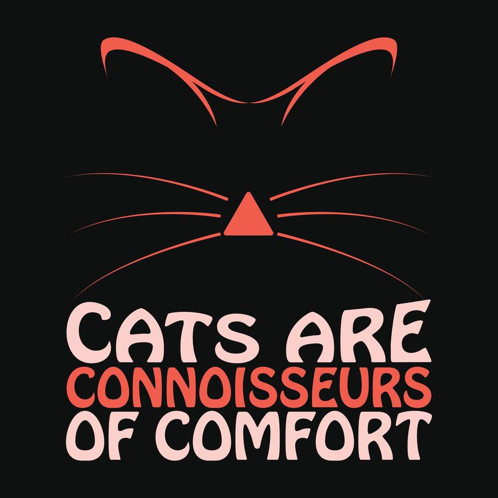 Cat T-shirt Design vector