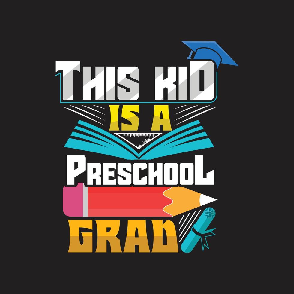 Graduation T-shirt Design vector