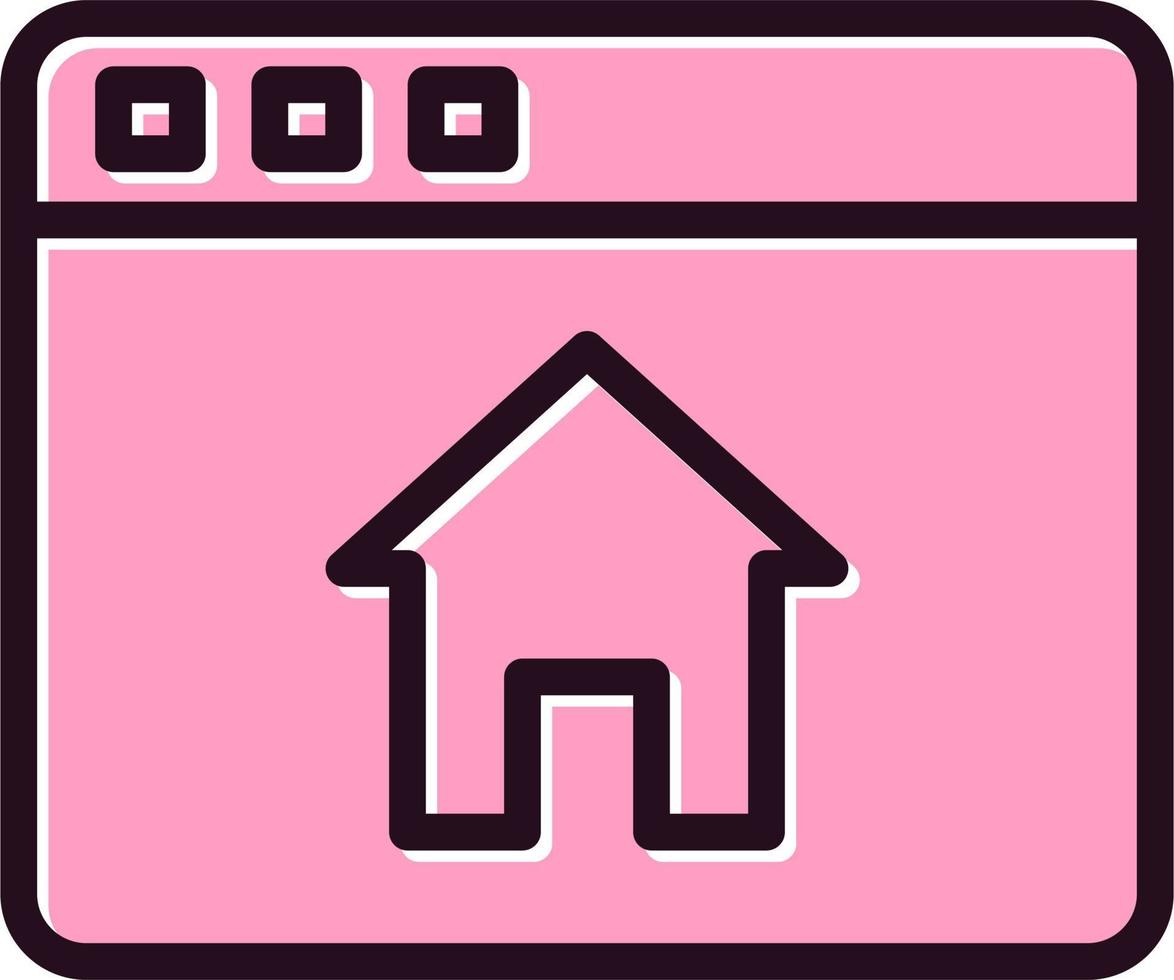 Home Page Vector Icon