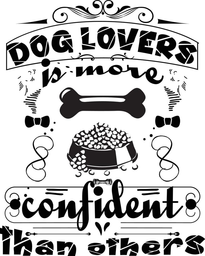 Dog T-shirt Design vector