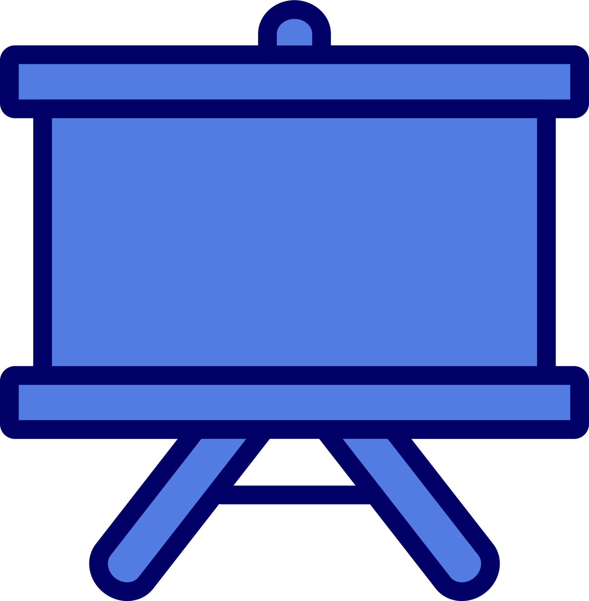 Whiteboard Vector Icon 21121775 Vector Art at Vecteezy
