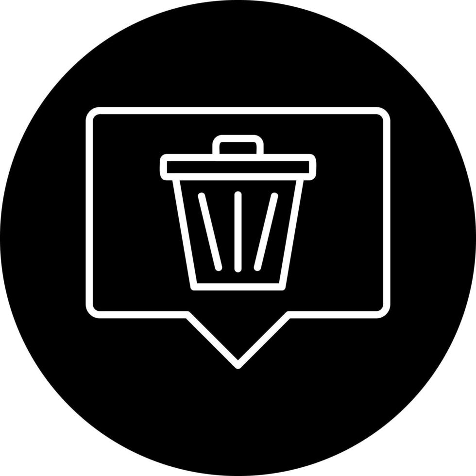 Delete Message Vector Icon