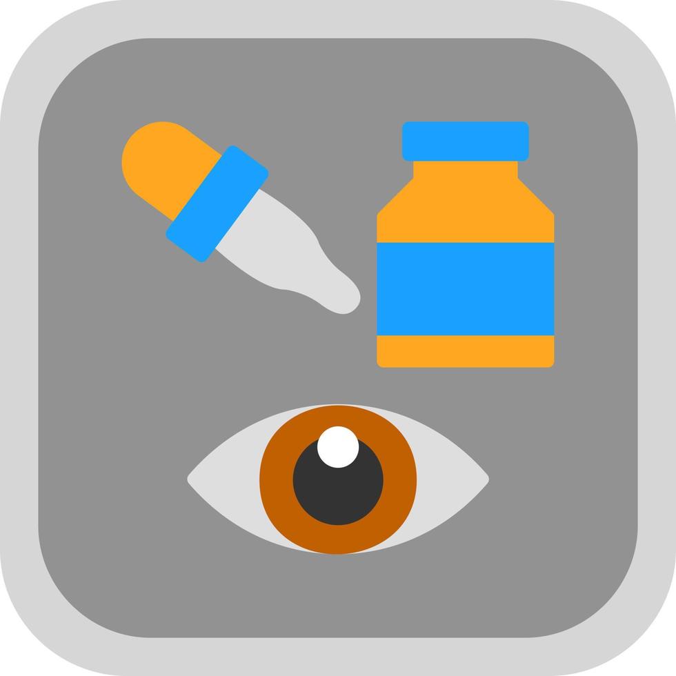 Eye Drops Vector Icon Design
