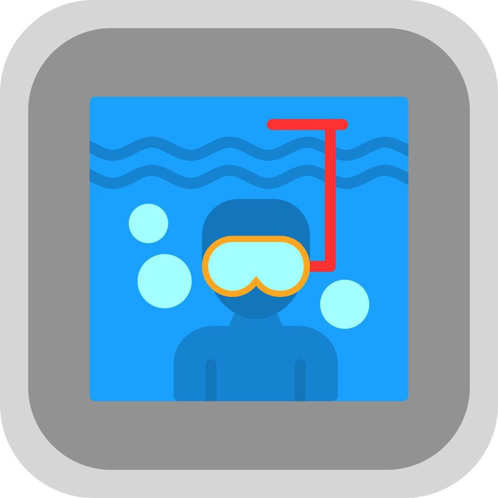 Diving Vector Icon Design