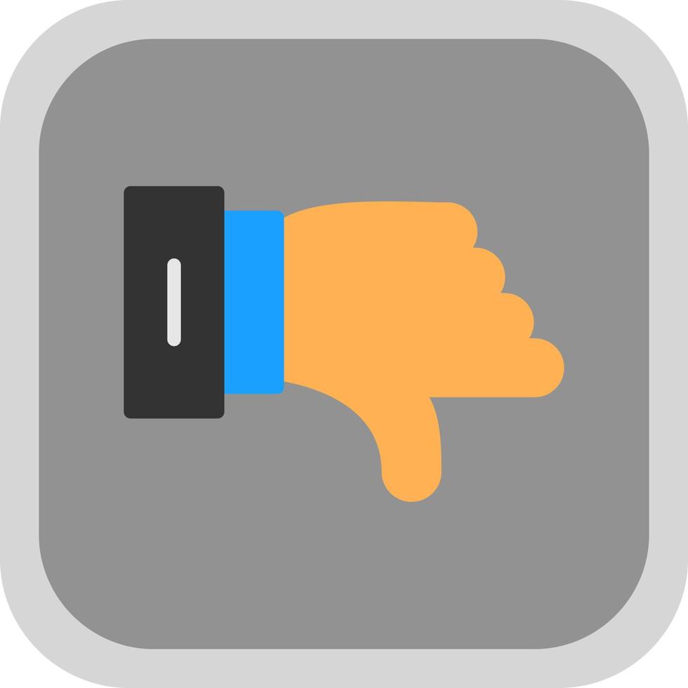 Thumbs Down Vector Icon Design