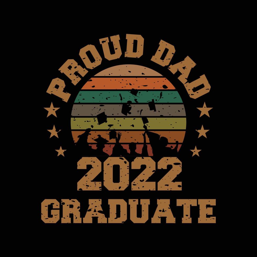 Graduation T-shirt Design vector