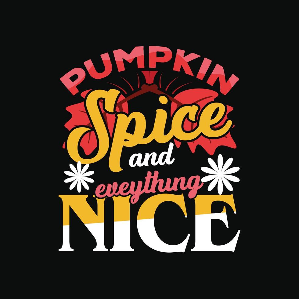 Autumn T-Shirt Design vector