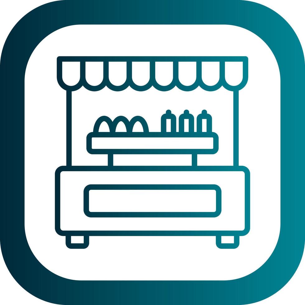 Booth Vector Icon Design