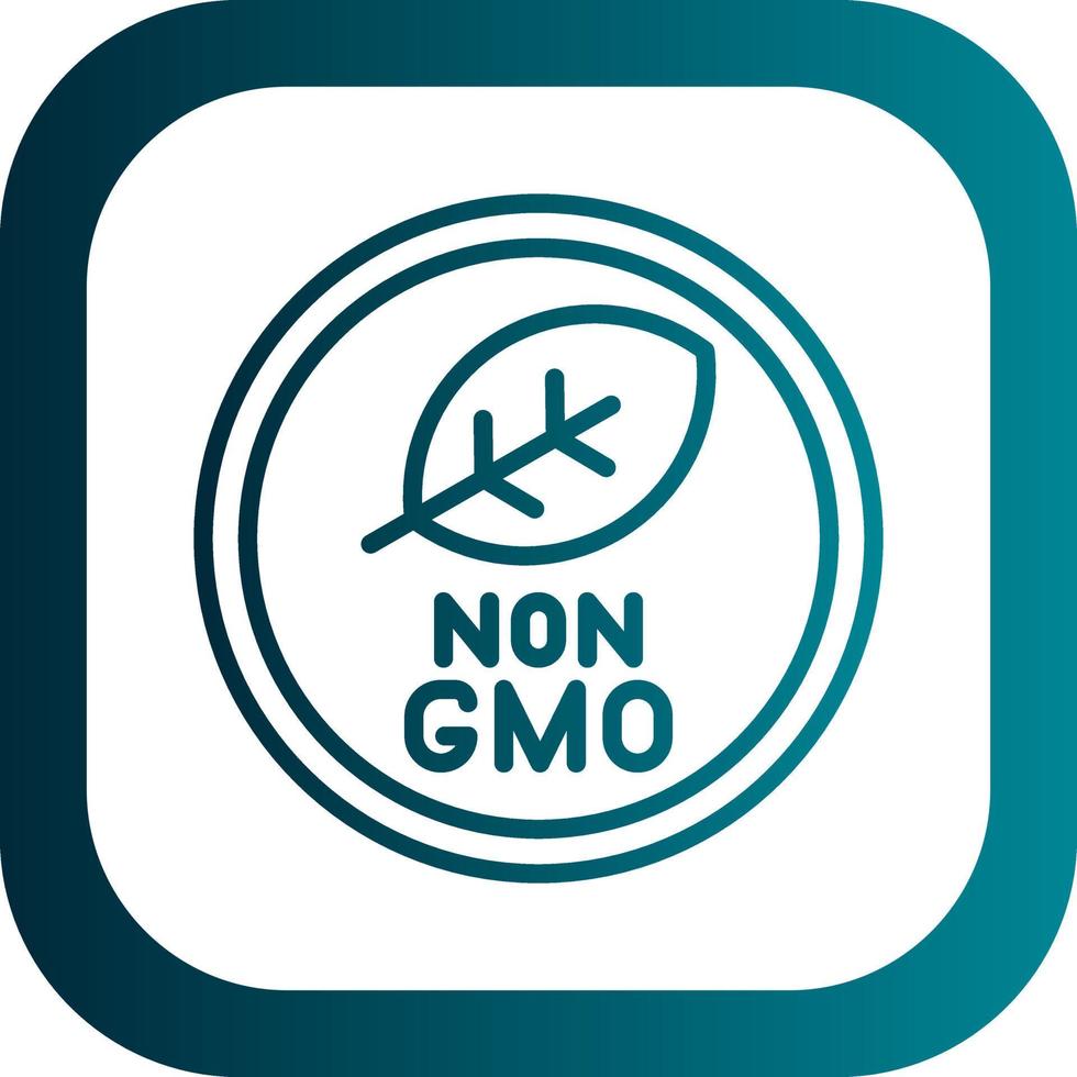 Non Gmo Vector Icon Design