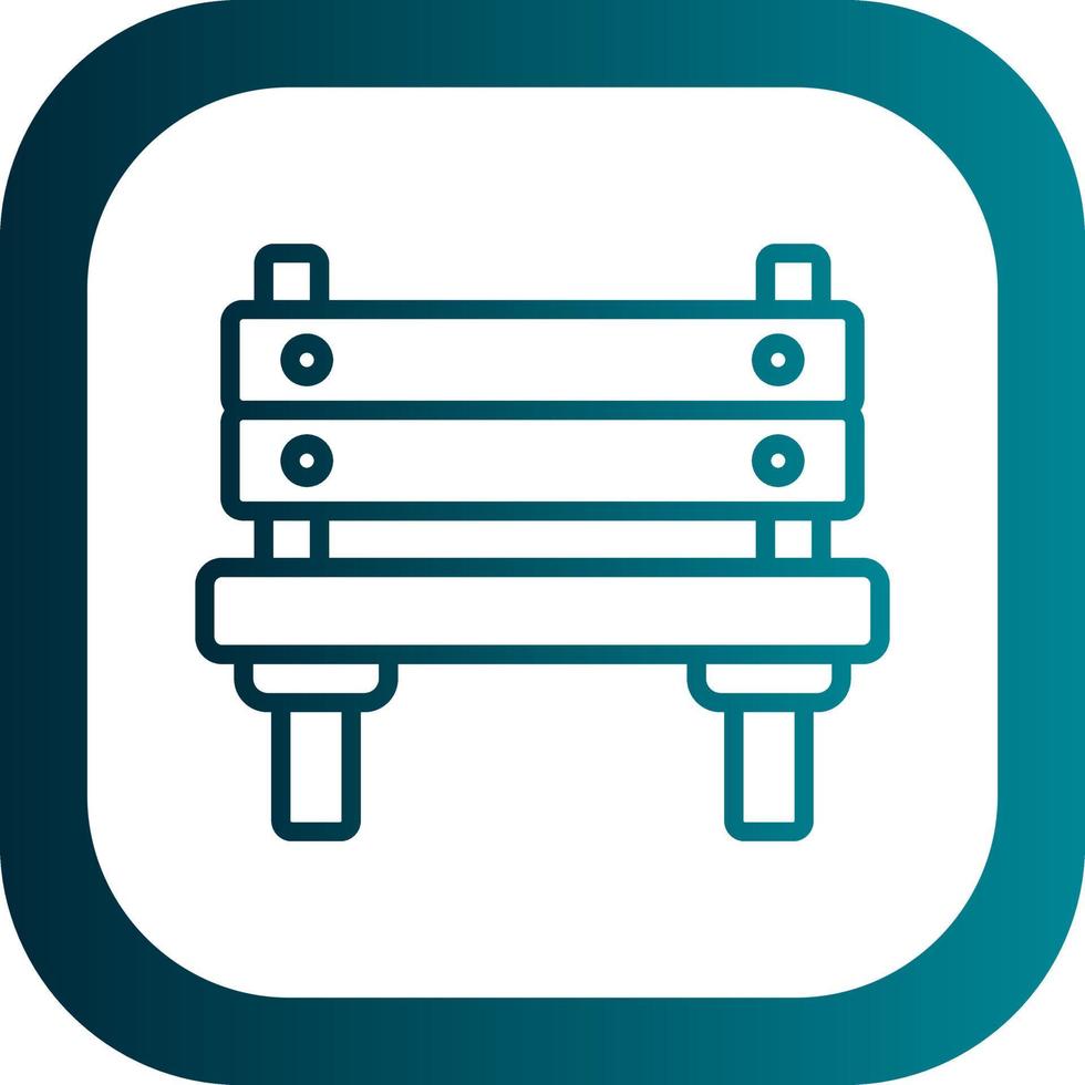 Bench Vector Icon Design