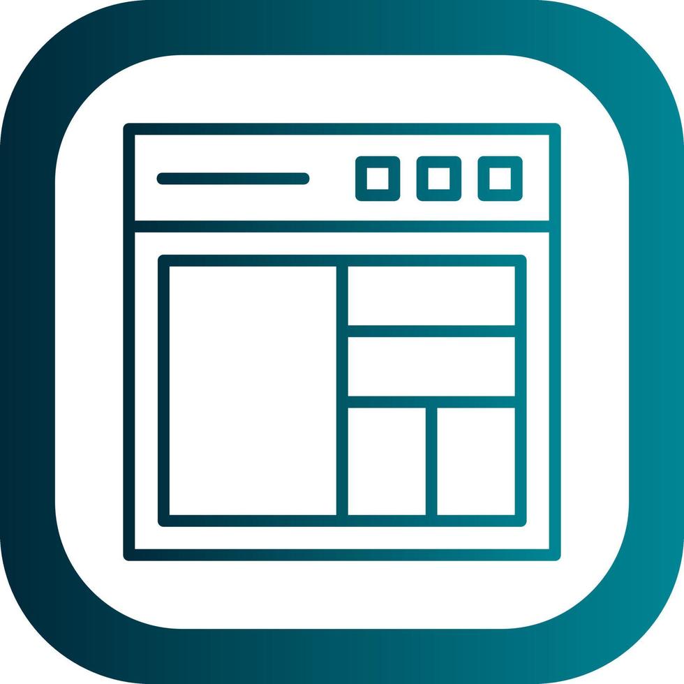 Layout Vector Icon Design