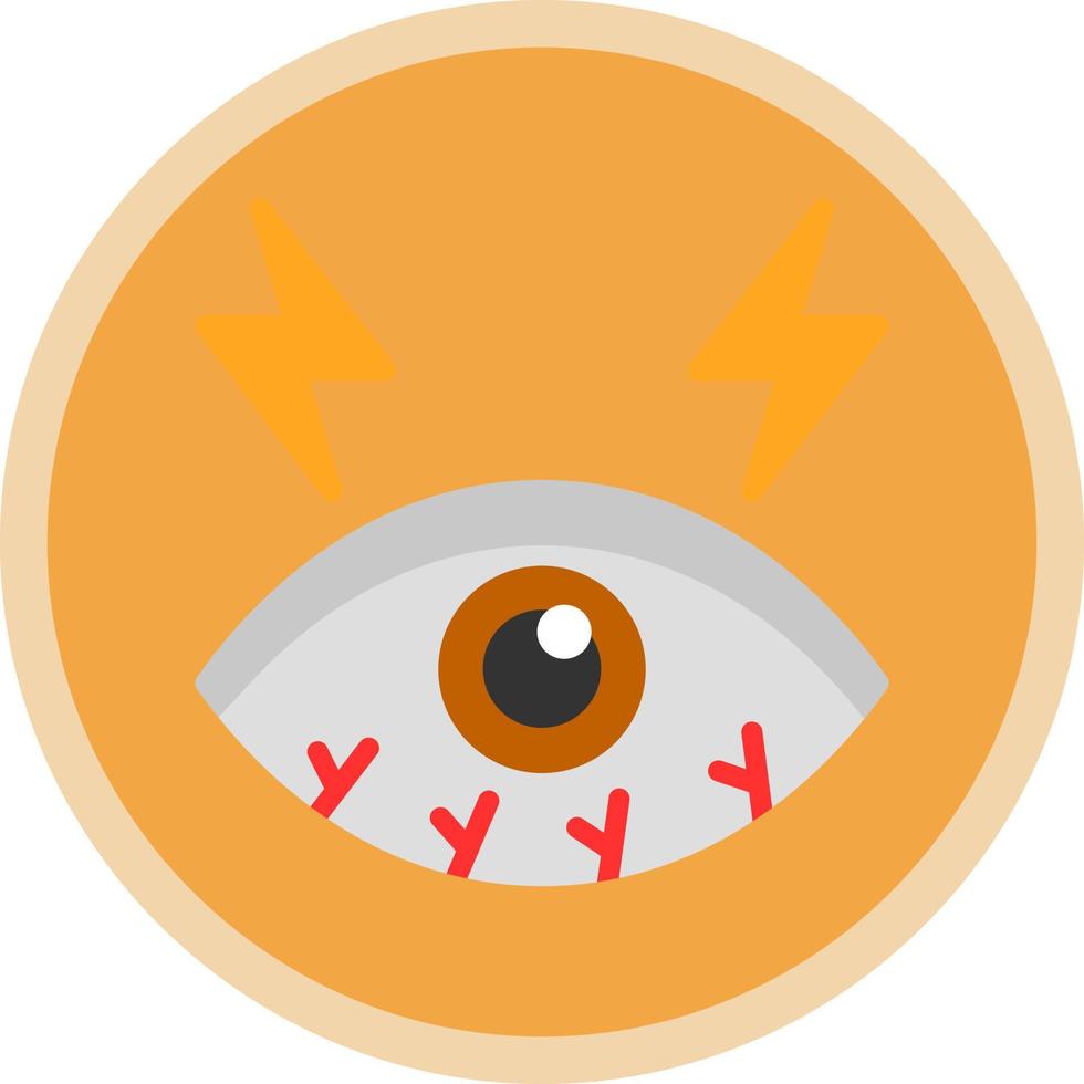 Dry Eyes Vector Icon Design