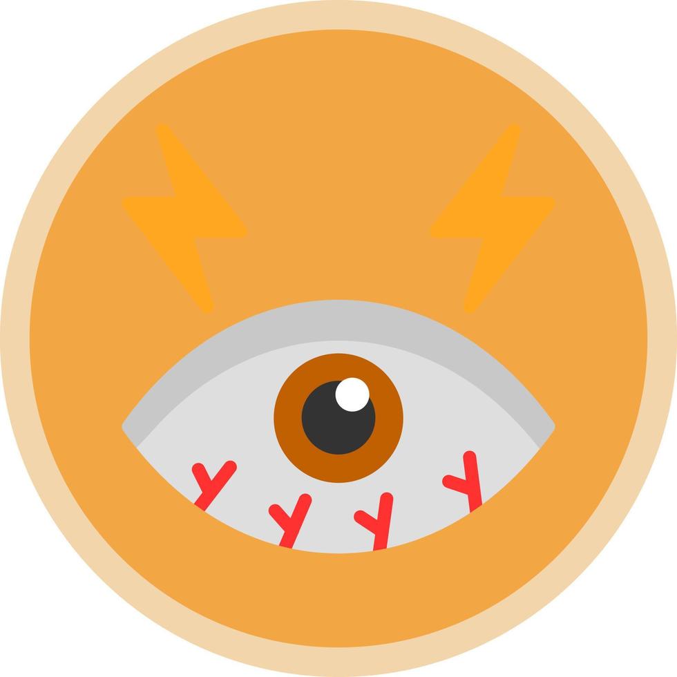 diseño de icono de vector de ojos secos