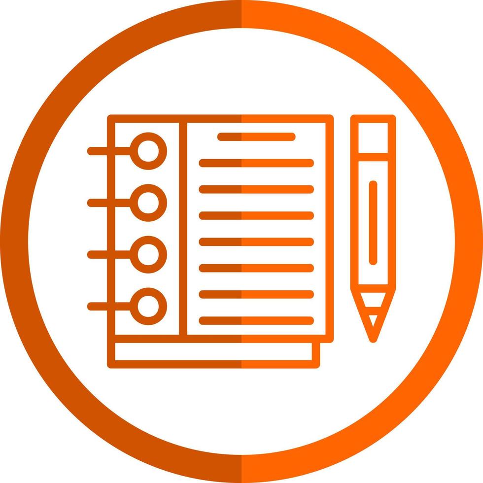 Sketchbook Vector Icon Design