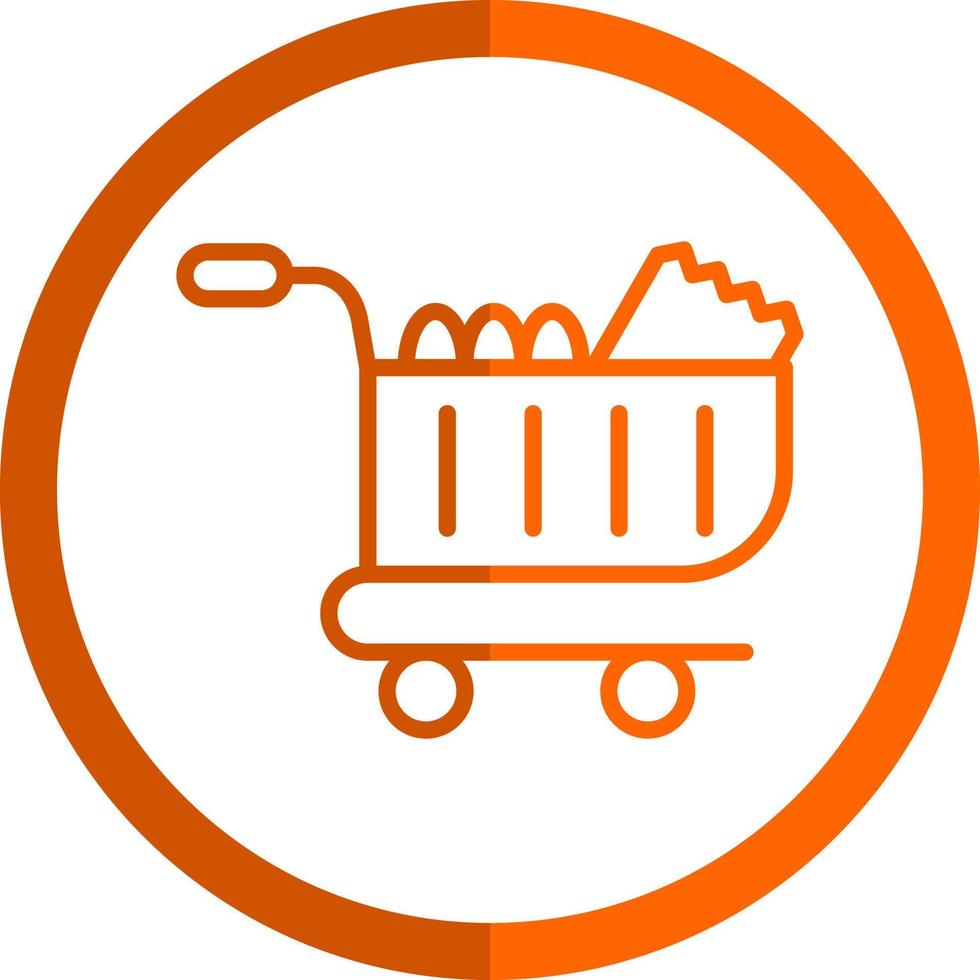 Food Cart Vector Icon Design