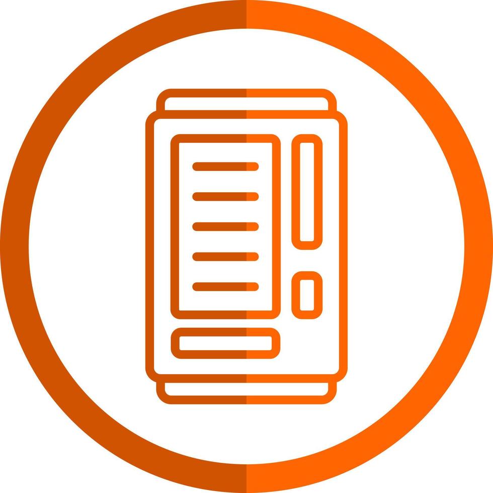 Vending Machine Vector Icon Design