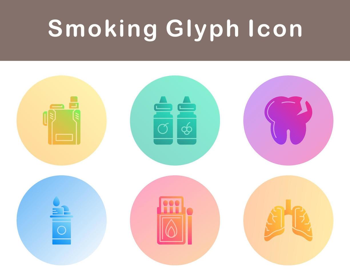 Smoking Vector Icon Set