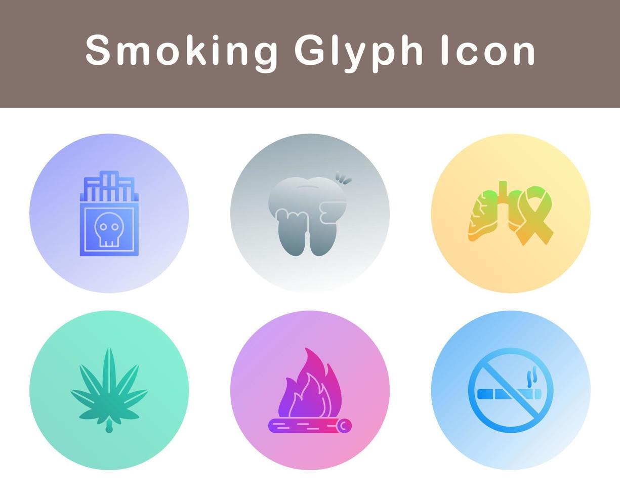 Smoking Vector Icon Set