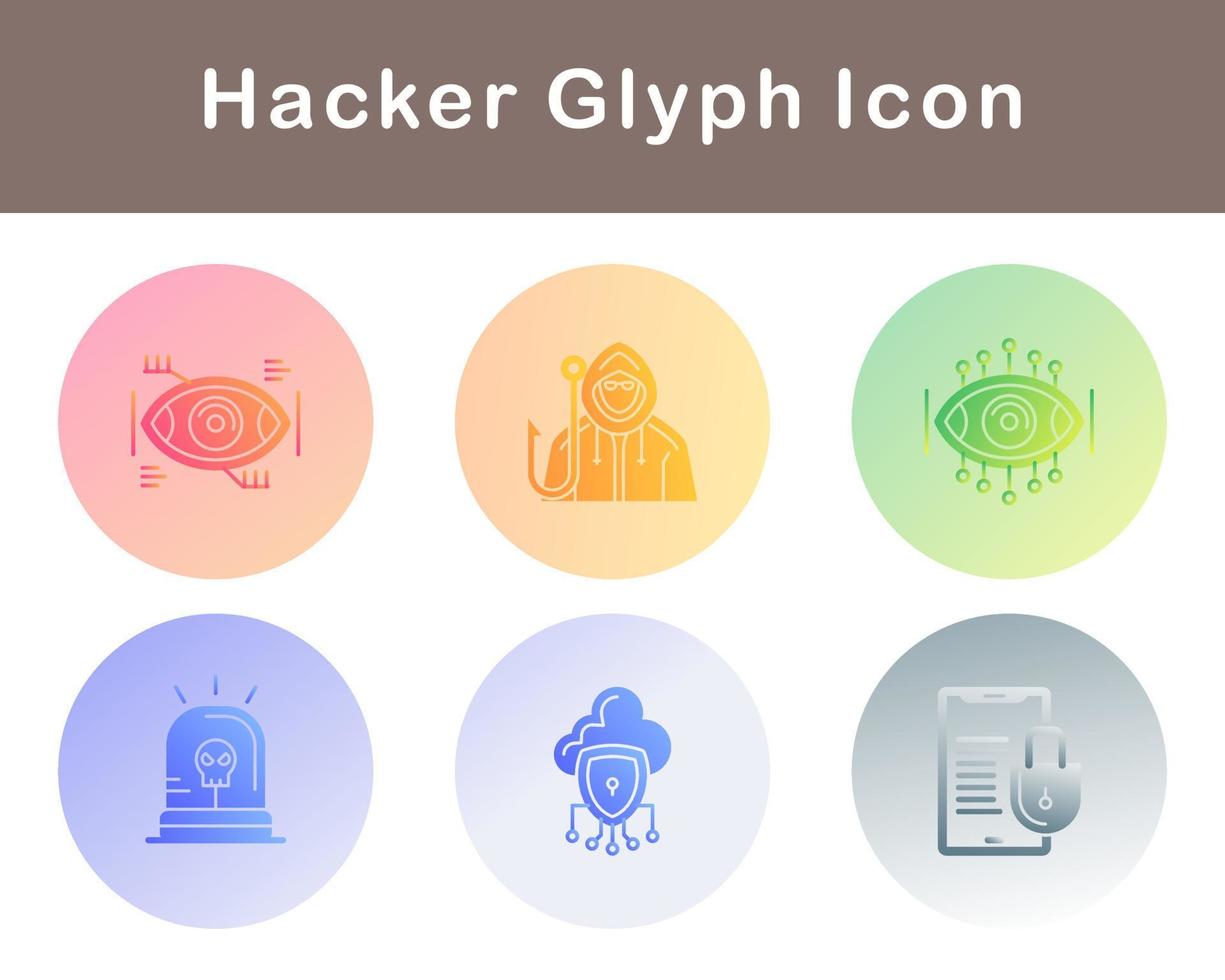 Hacker Vector Icon Set