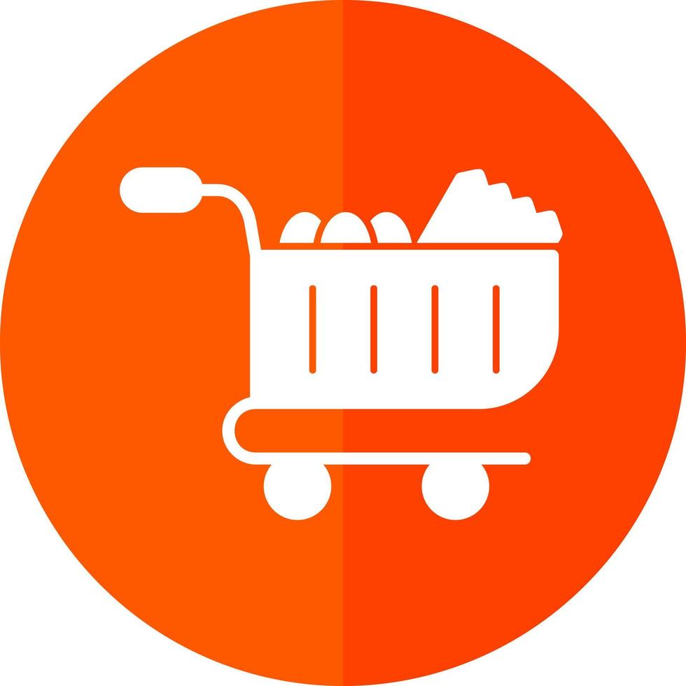 Food Cart Vector Icon Design