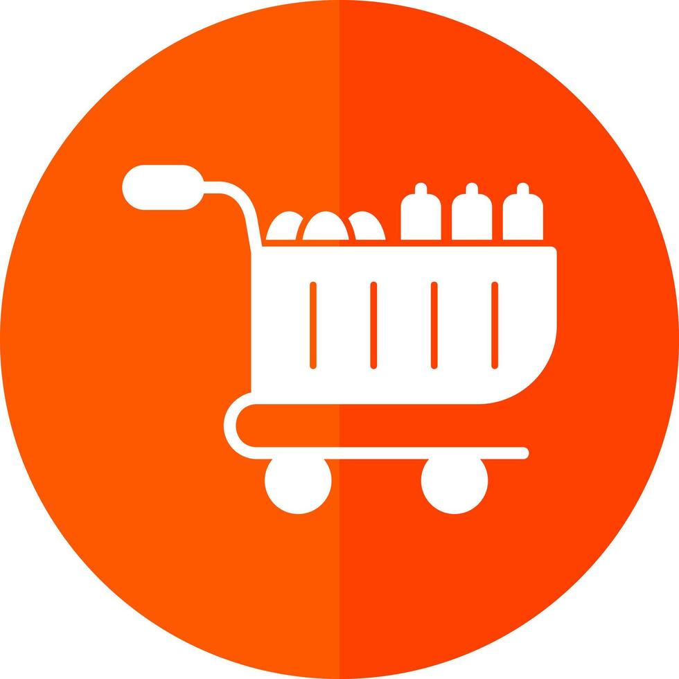 Food Cart Vector Icon Design
