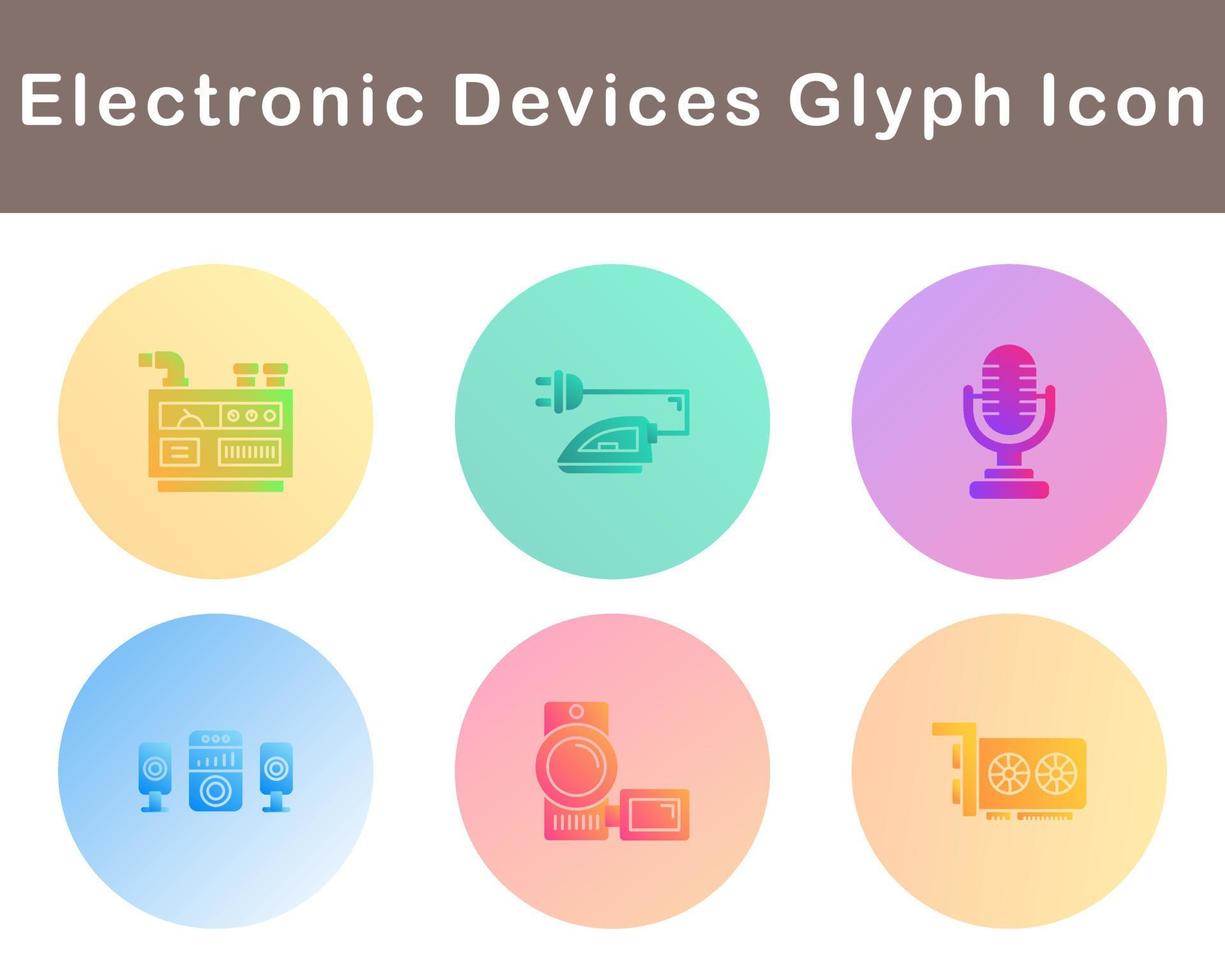 Electronic Devices Vector Icon Set