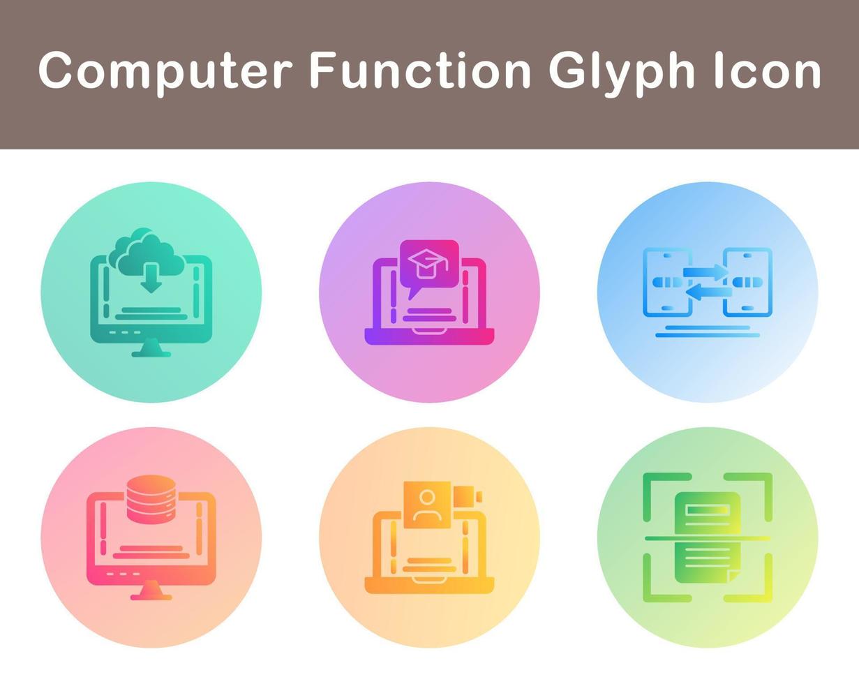 Computer Function Vector Icon Set 21122605 Vector Art at Vecteezy