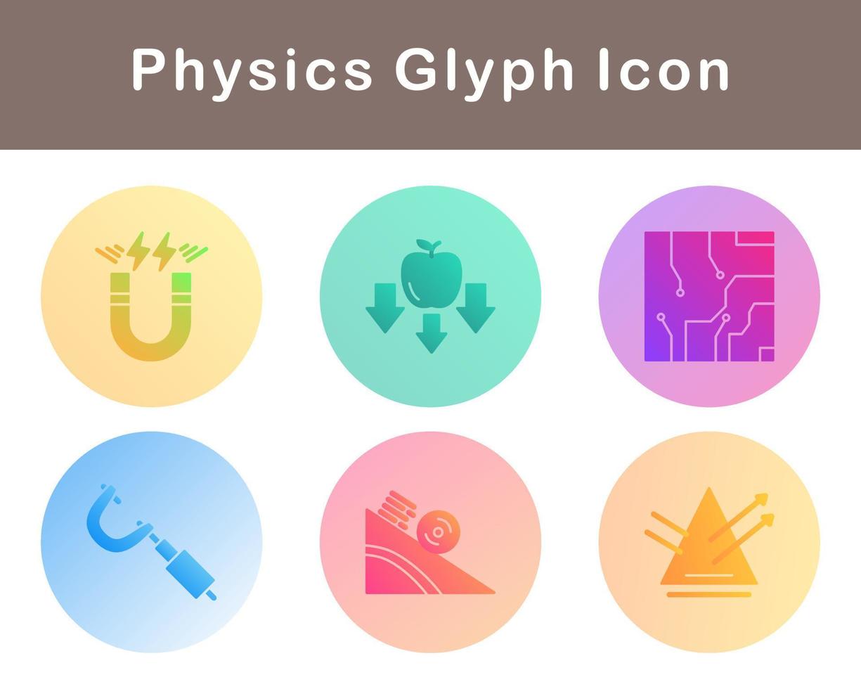Physics Vector Icon Set