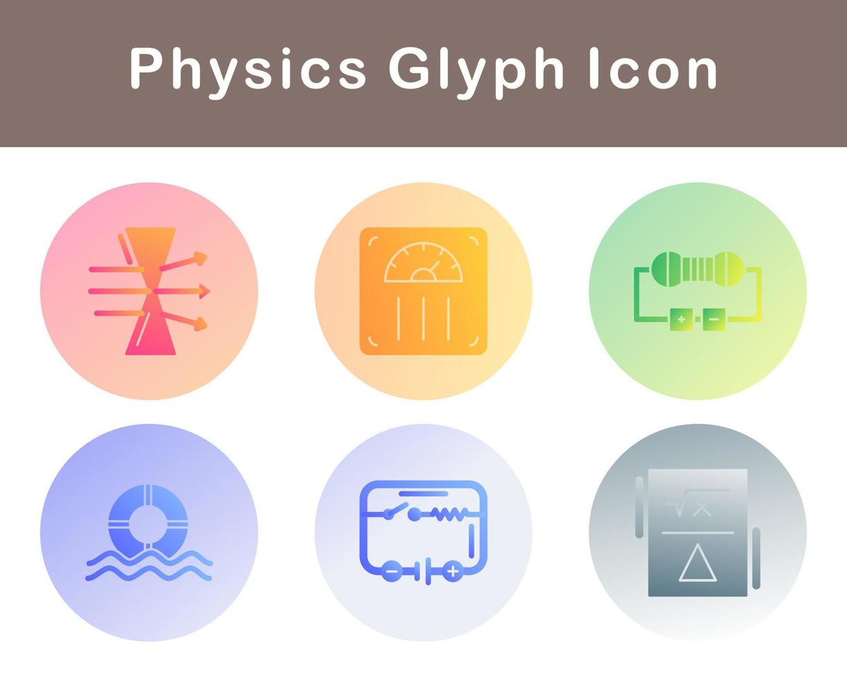 Physics Vector Icon Set