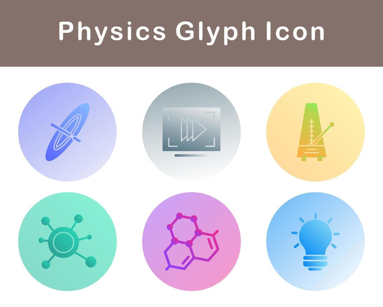 Physics Vector Icon Set