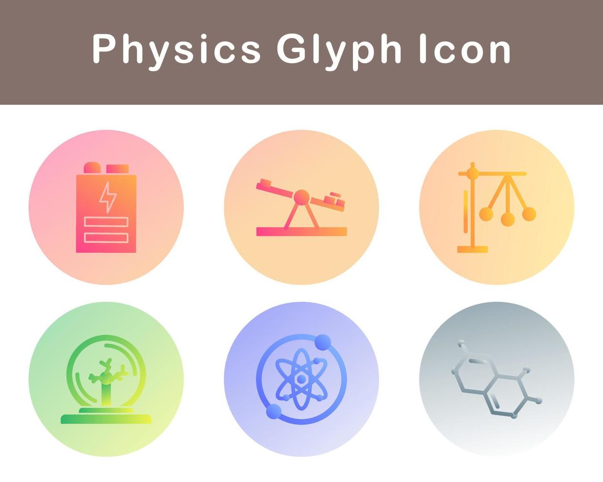 Physics Vector Icon Set