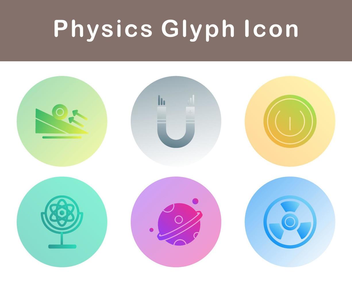 Physics Vector Icon Set