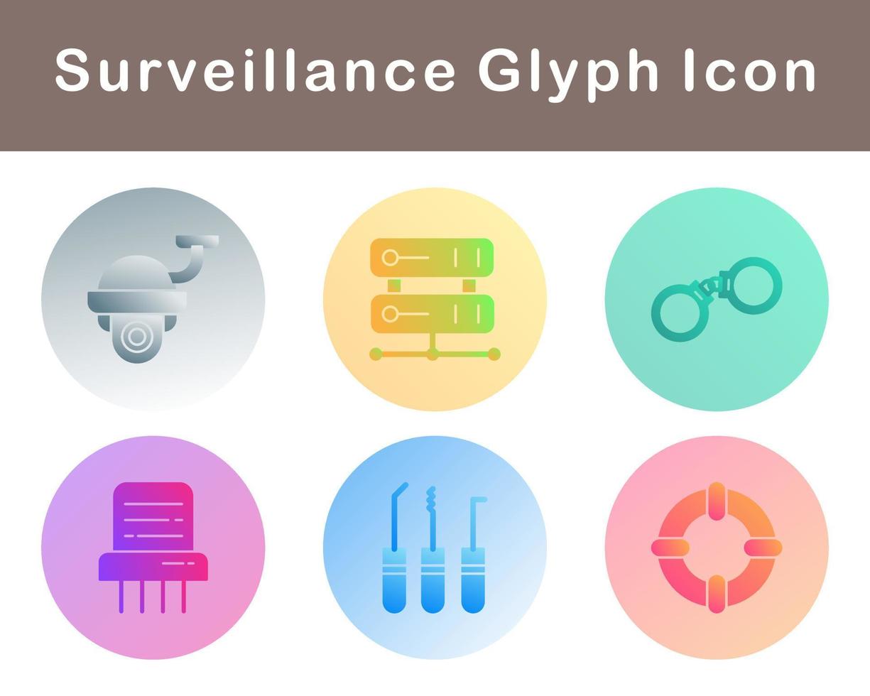 Surveillance Vector Icon Set