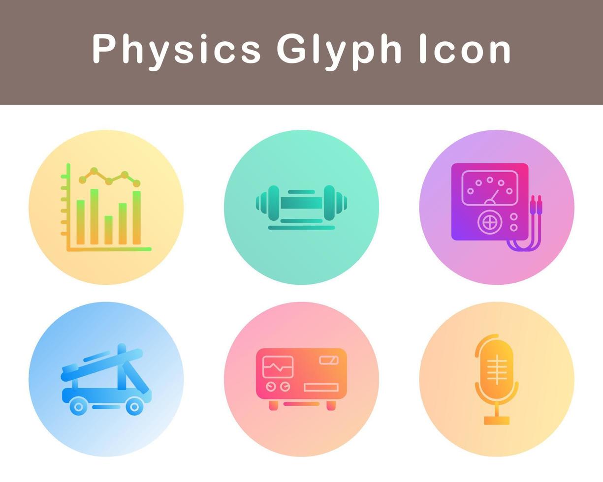 Physics Vector Icon Set
