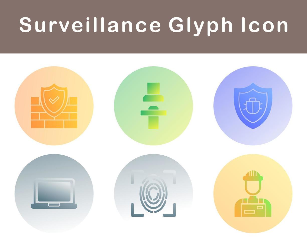 Surveillance Vector Icon Set