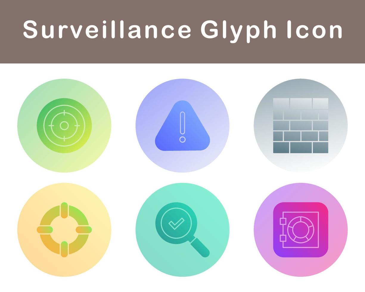 Surveillance Vector Icon Set