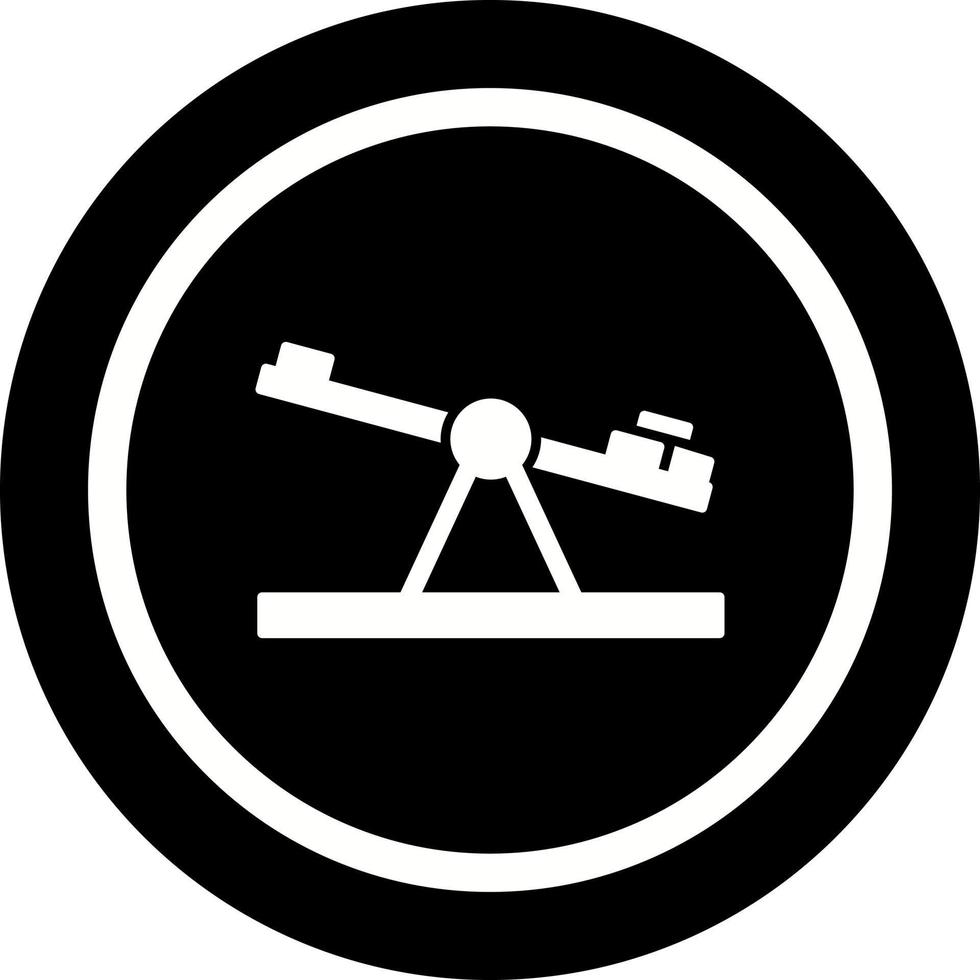 Seesaw Vector Icon