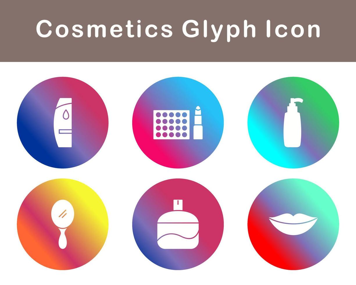 productos cosméticos vector icono conjunto