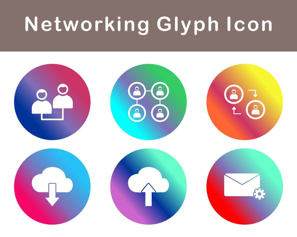 Networking Vector Icon Set