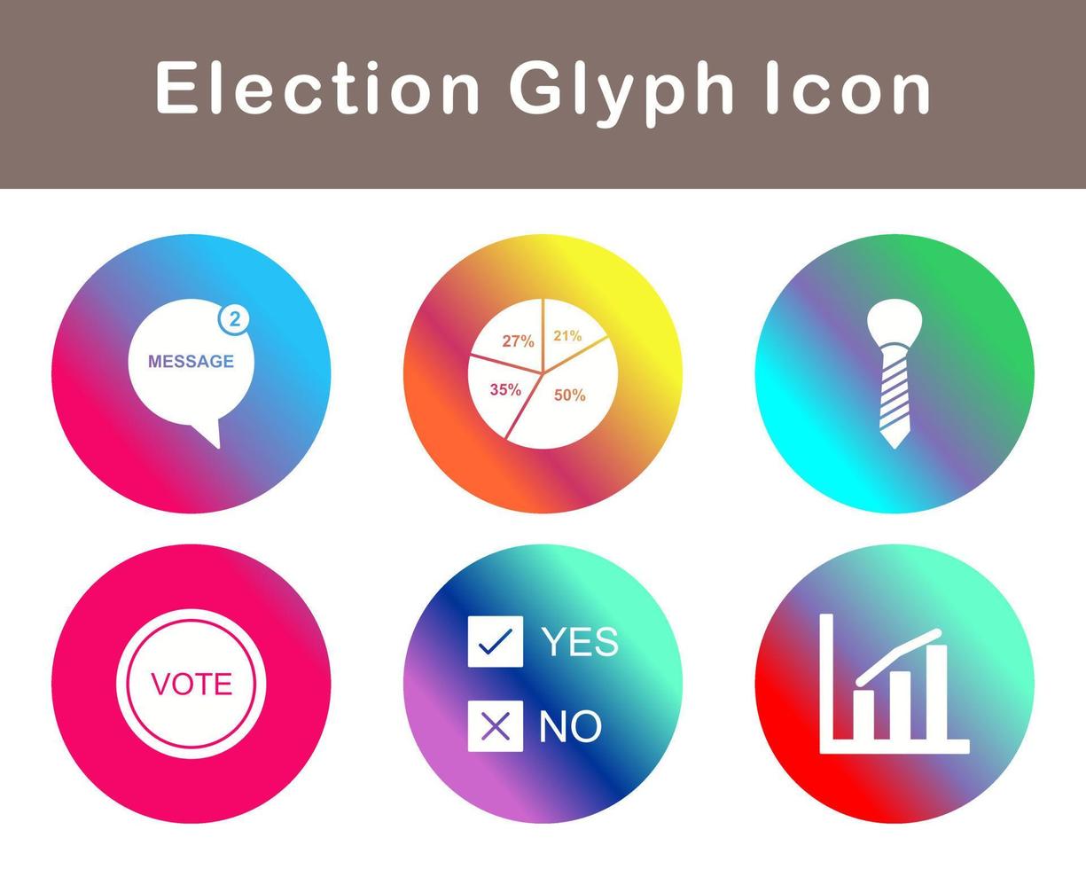 Election Vector Icon Set