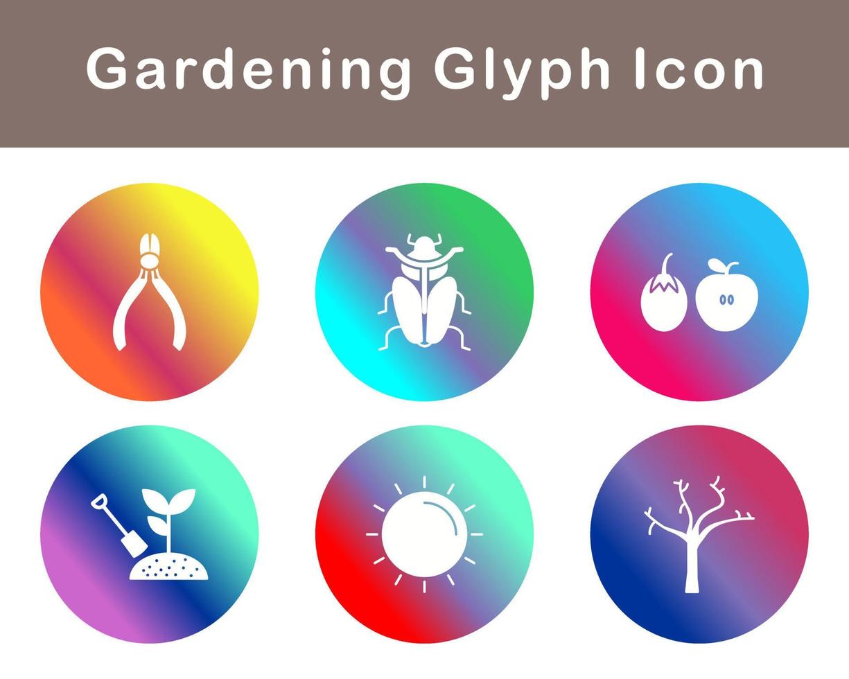 Gardening Vector Icon Set